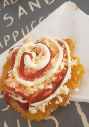 Una foto de Tostones o patacones