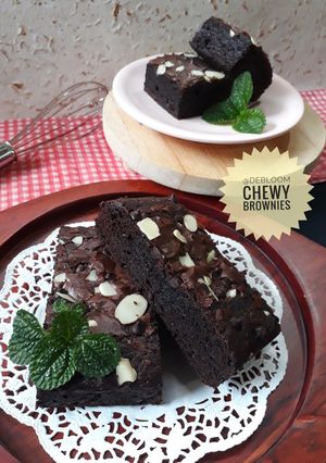 Foto resep 450. Chewy Brownies #PekanInspirasi #BikinRamadanBerkesan