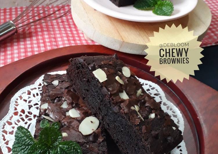 Resep 450. Chewy Brownies #PekanInspirasi #BikinRamadanBerkesan yang Sempurna