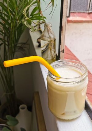 Una foto de Smoothie de kéfir con piña