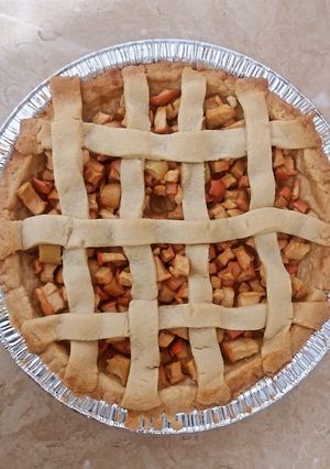 Una foto de Tarta de manzana