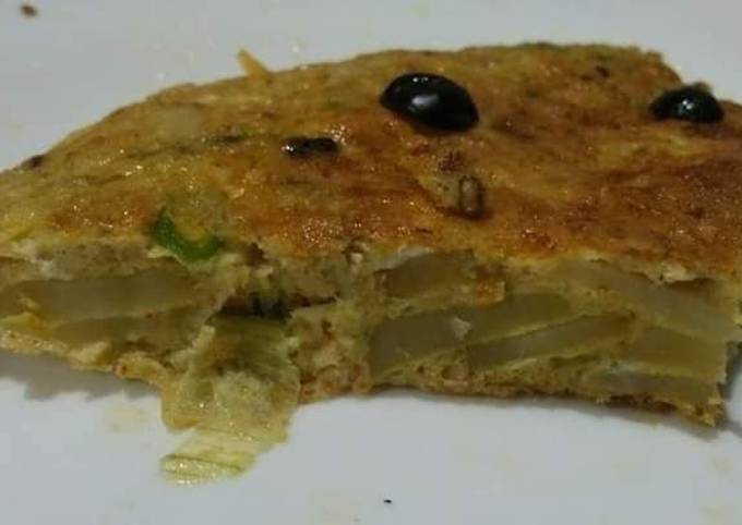 Simple Way to Prepare Super Quick Homemade Pakistani Spanish Omelette😋💛🍳🍕 - Quick and Easy Meals