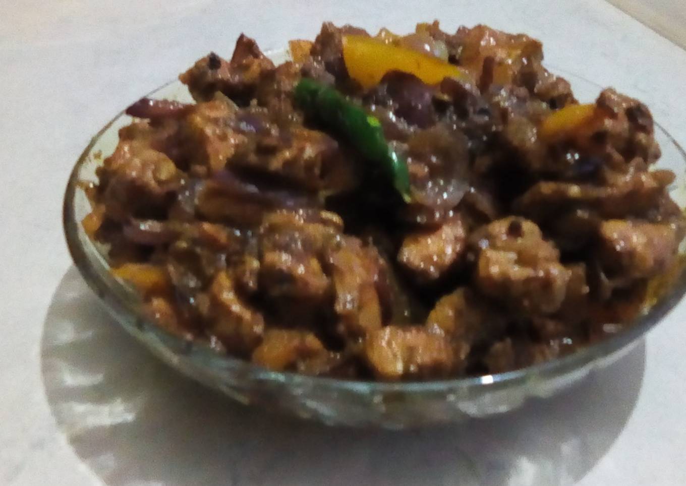 Stir fried chicken