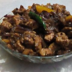 Stir fried chicken A picture of Stir fried chicken.