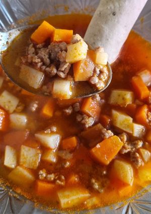 A picture of Ground Beef with Vegetables 🥩.