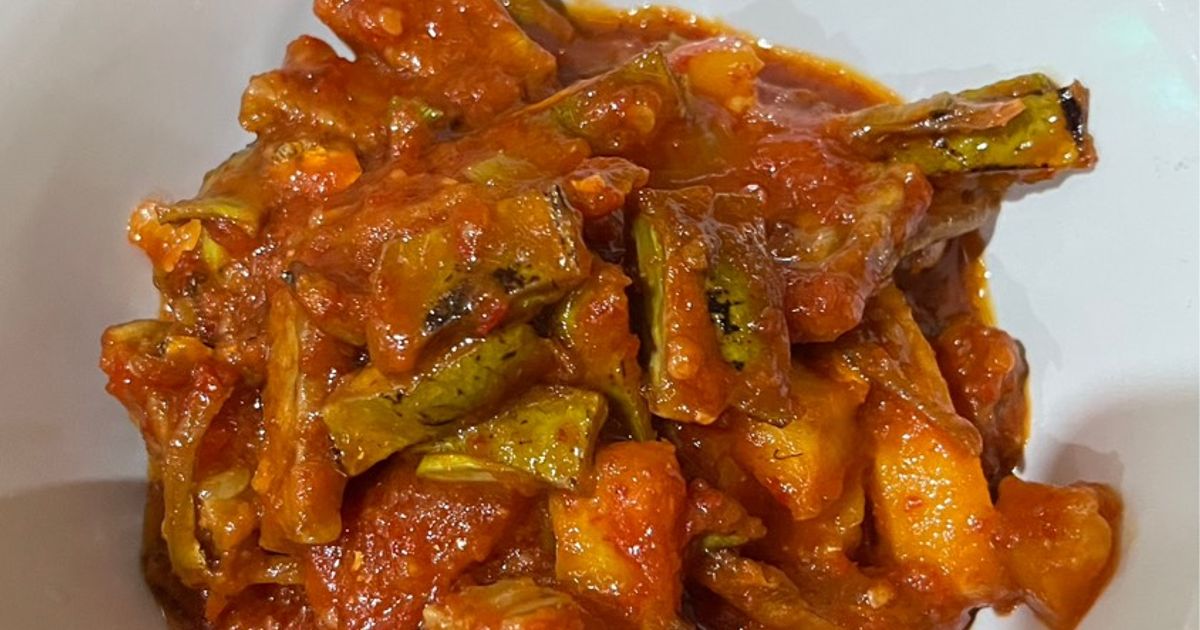 Sambal kentang petai tempe teri