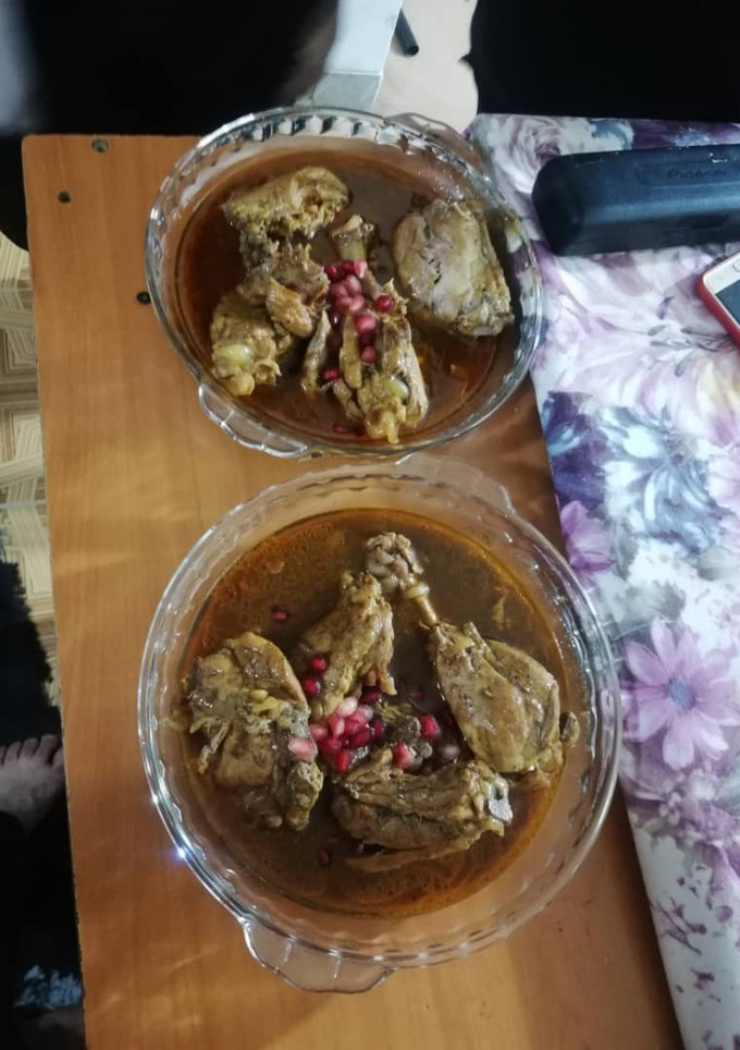 عکسی از دستور مرغ ناردونی