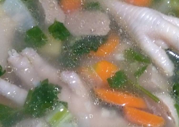 Resep Sayup sop ceker baso Anti Gagal