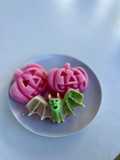 Gelatinas de Halloween de fresa con frambuesas