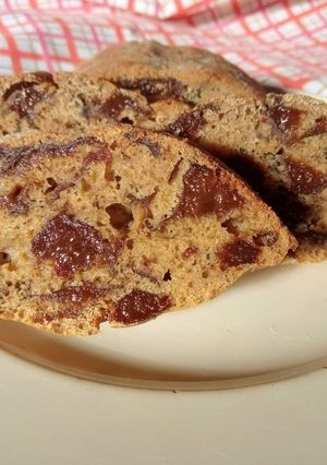 Una foto de Budín de ciruelas pasas, "sin materia grasa" "fat-free"