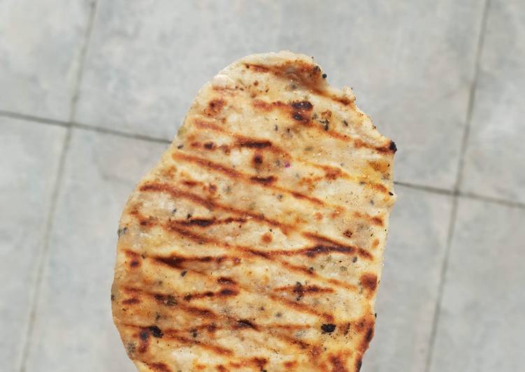 Step-by-Step Guide to Make Homemade Easy Garlic &amp; Coriander Mini Naan