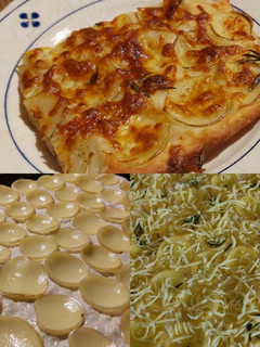 Foto di Pizza bianca con le patate