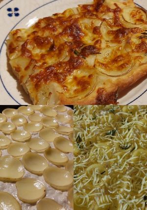 Foto di Pizza bianca con le patate