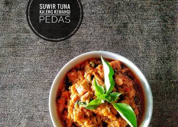 Resep Mudah Suwir Tuna Kaleng Kemangi Pedas Yummy Mantul