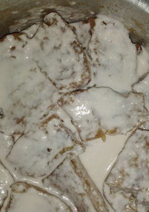 A picture of Sweet bananas in coconut milk.