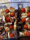 Pinchos vegetarianos para Davina