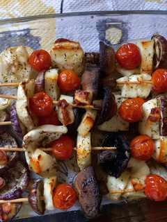 Una foto de Pinchos vegetarianos para Davina