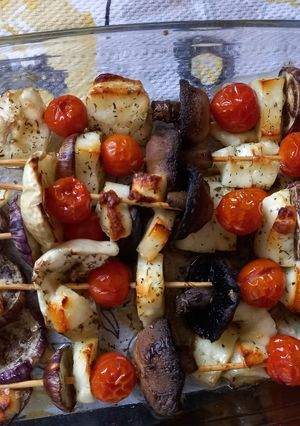 Una foto de Pinchos vegetarianos para Davina