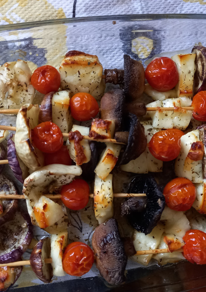 Una foto de Pinchos vegetarianos para Davina