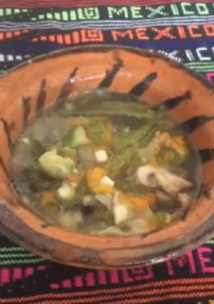 Una foto de Sopa de milpa