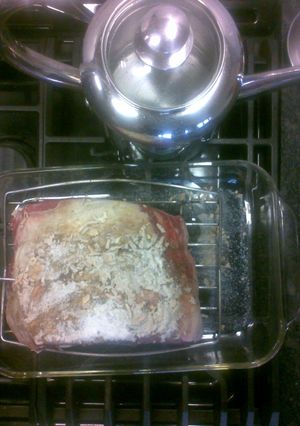 A picture of Roasted prime rib.