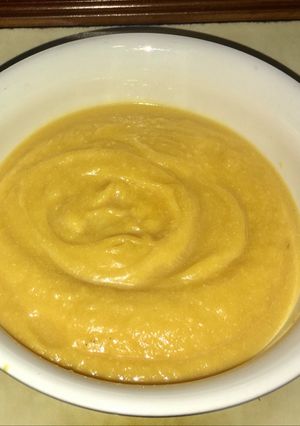 A picture of Pumpkin, Butternut & Sweet potato Soup.