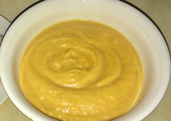 Pumpkin, Butternut & Sweet potato Soup recipe main photo