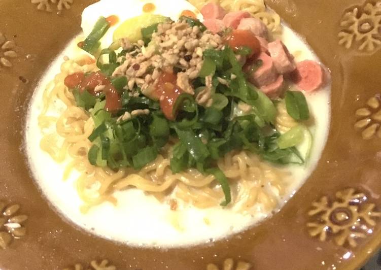 Anti Ribet, Buat Mie instan kuah susu Menu Enak