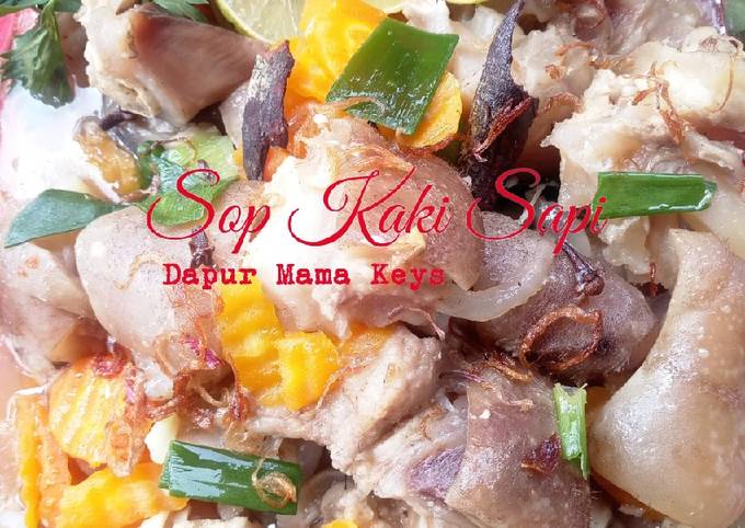 Resep Sop Kaki Sapi Spesial Pake Banget 😍 Oleh Dapur Mama Keys Cookpad