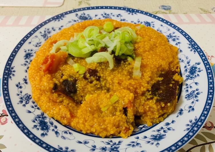 Quirela de milho com costela de porco defumada - Tudogosreceitas