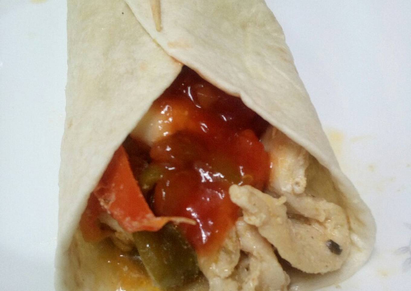 Fajitas de pollo