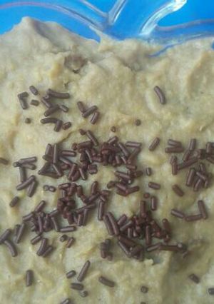 Foto resep #indonesiamemasak Bubur Jagung Telor Susu Coklat