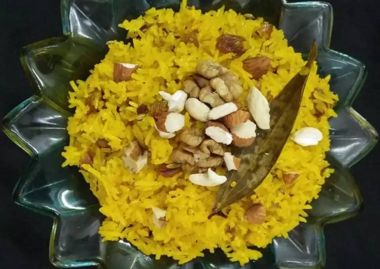 Steps to Make Speedy Zarda Rice