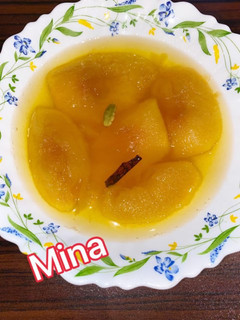 عکسی از دستور کمپوت سیب