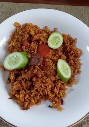 Foto resep Nasi goreng sosis bakso