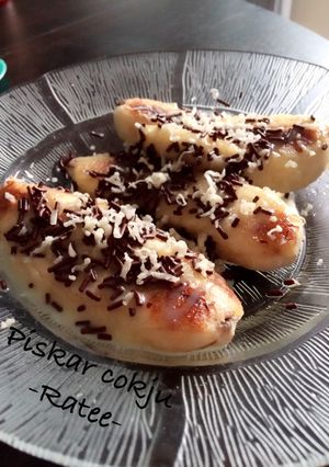 Foto resep Piskar cokju (pisang bakar coklat keju)