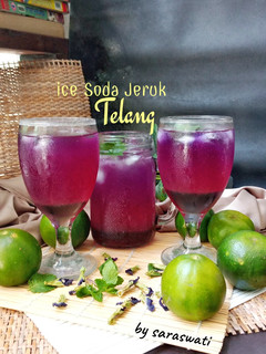 Foto resep Ice Soda Jeruk Telang