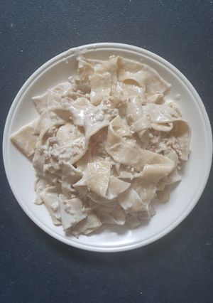A picture of Tagliatelle Mascarpone Pork Mince.