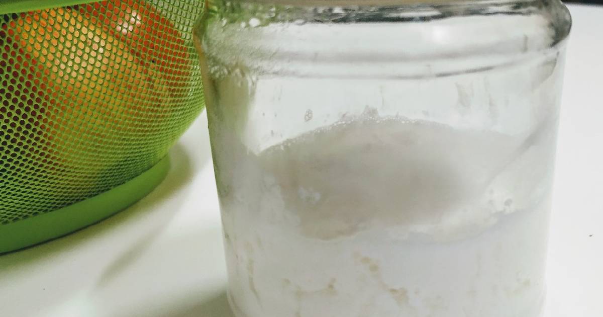 Kéfir de leche para principiantes como yo😅 Receta de Karen Zubiaurre-  Cookpad