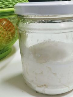 Una foto de Kéfir de leche casero