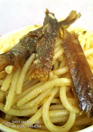 A picture of 3 ingredients Pasta.