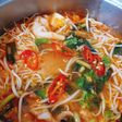 Canh kim chi giá đỗ