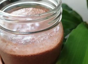Una foto de Batido choco-acaí