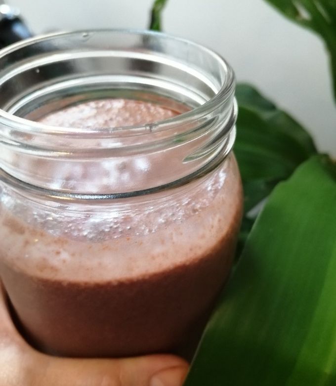 Una foto de Batido choco-acaí