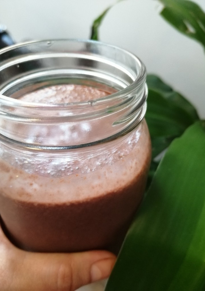 Una foto de Batido choco-acaí