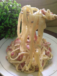 Foto resep 71. Fettuccine Carbonara