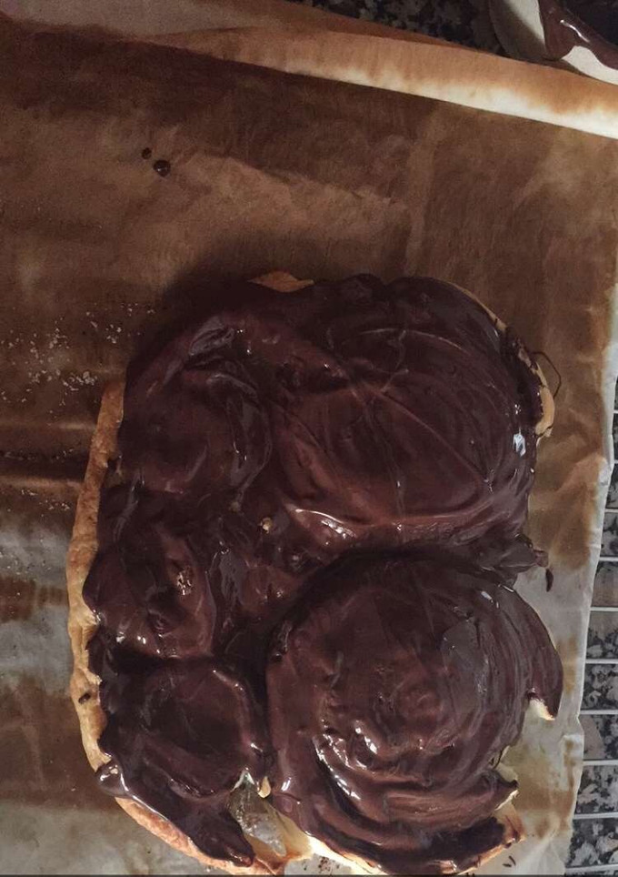 Una foto de Palmera grande de chocolate