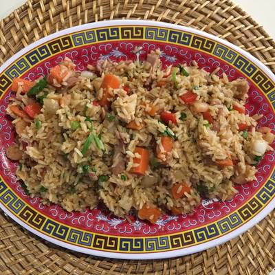 Chofan (arroz frito) Mixto Receta de Alheniel (LAB Humo y Grasa)- Cookpad