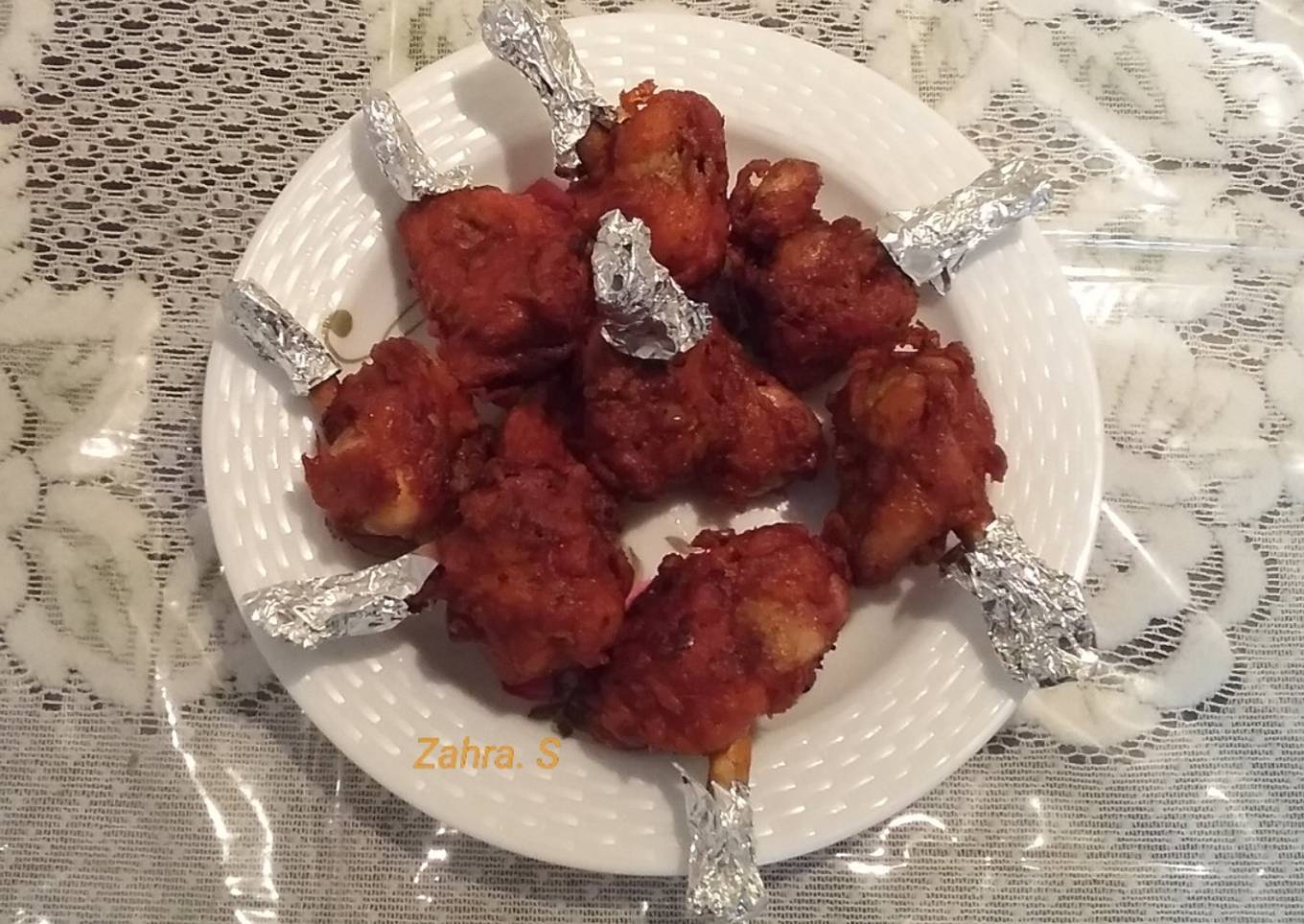 Chicken lollipops