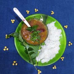 A picture of Matar dal.